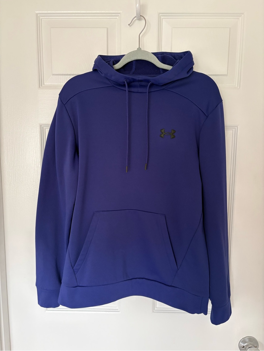Under Armour ColdGear Fleece Hoodie Purple | Medium